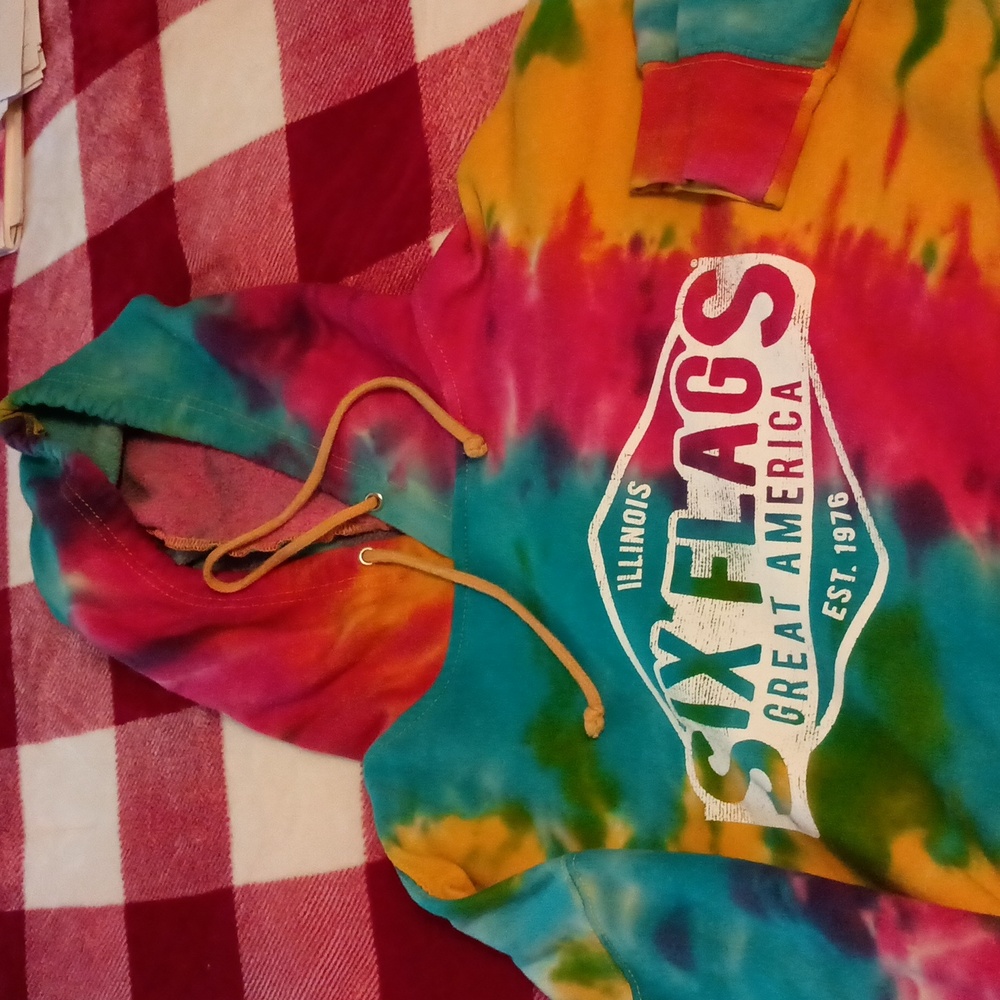 Womens Six Flags hoodie
